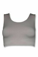 Leicht-Bustier Silbergrau 2XL