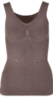 Komfort-Top + Nilit® Bodyfresh + Nilit® Diamond Garn Dunkeltaupe 2XL